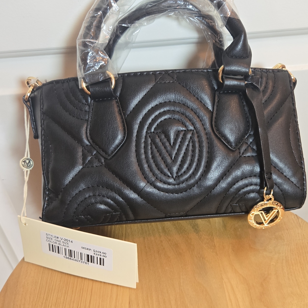 Valentino Orlandi Black Vegan Leather Mini Bag - Picture 2 of 3